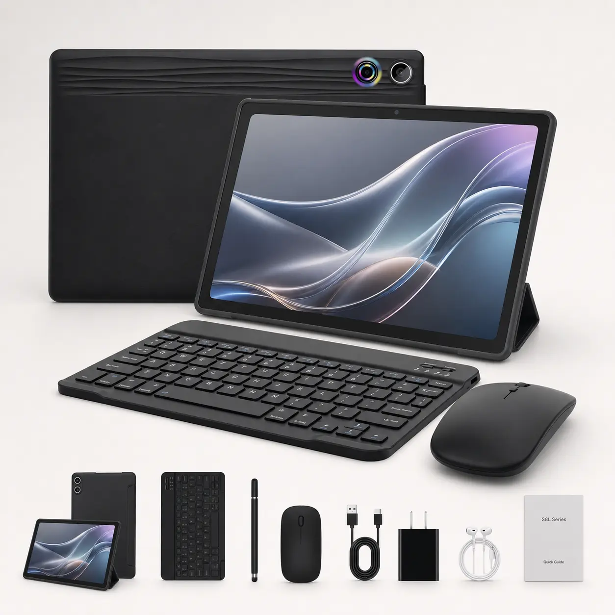Tabletă 2-în-1 Android 16 cu accesorii, imagine 1